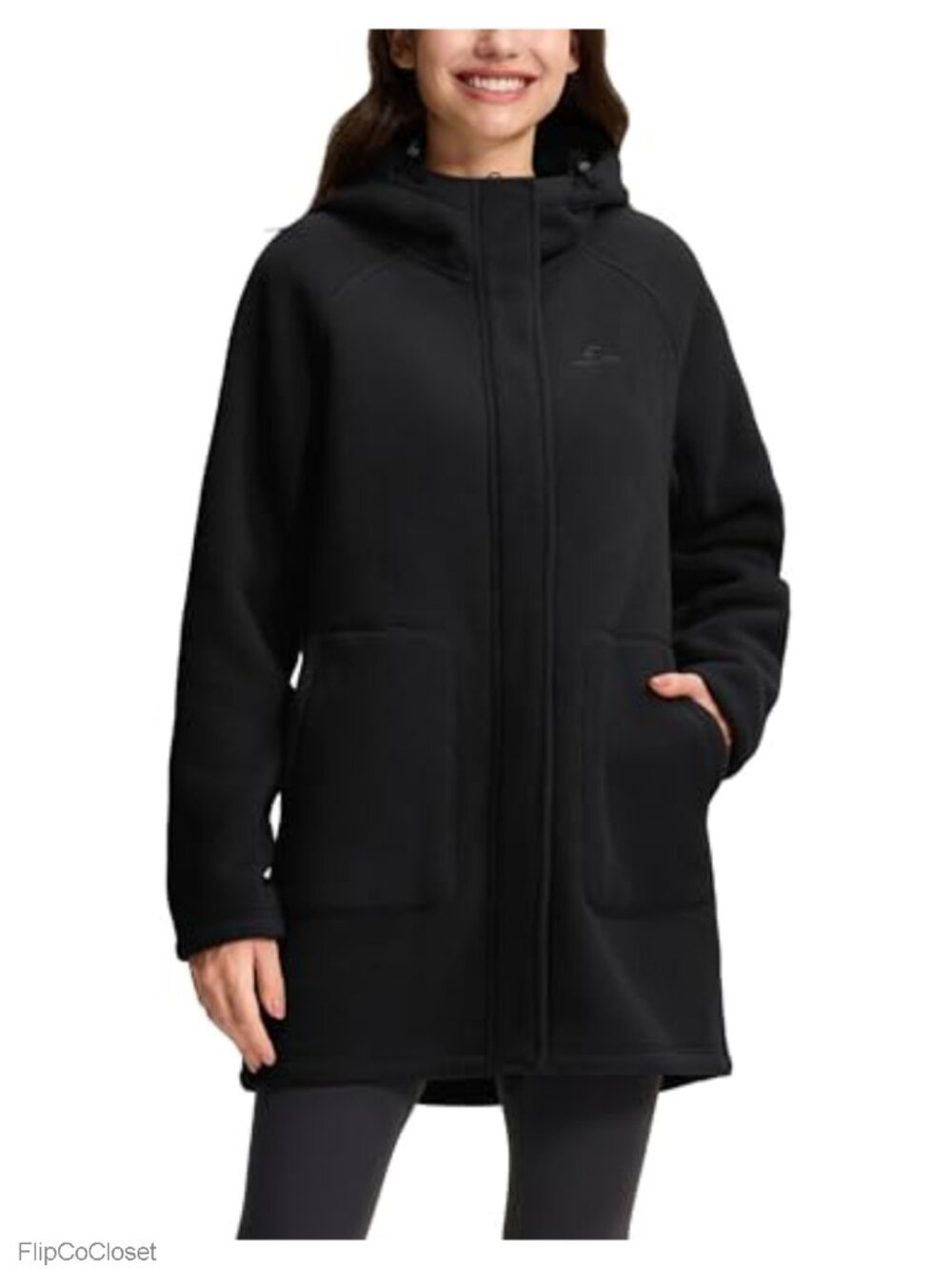 Sherpa Lined Fleece Jacket Full Zip Hoodie Warm Winter Coat